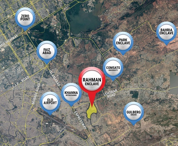 Rahman Enclave Location Map