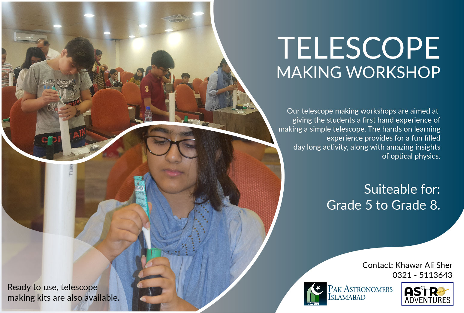 Telescope making workshop